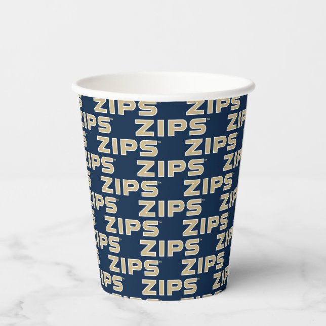 University of Akron | Zips Paper Cups (Back)