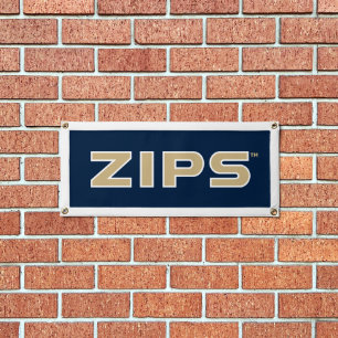 University of Akron Zips Pennant