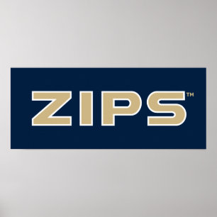 University of Akron Zips Poster
