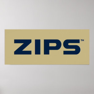 University of Akron Zips Poster