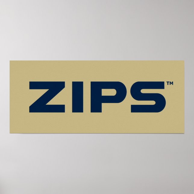 University of Akron | Zips Poster (Front)