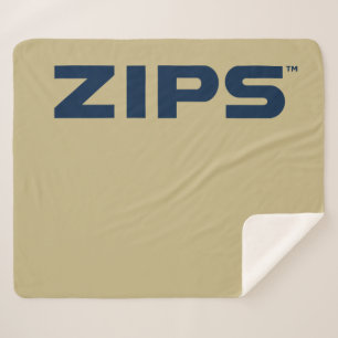 University of Akron Zips Sherpa Blanket