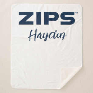 University of Akron Zips Sherpa Blanket