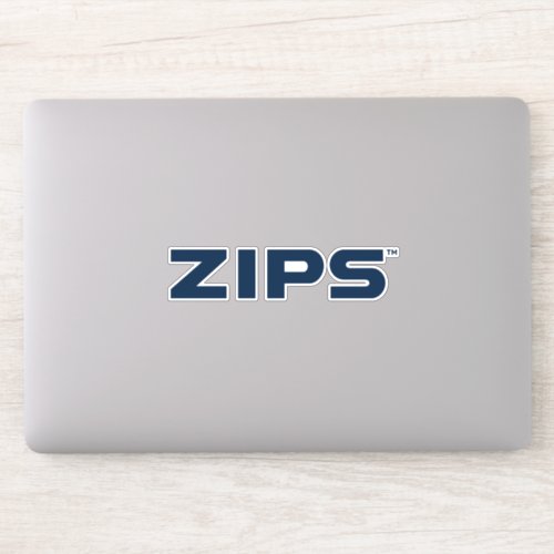 University of Akron  Zips Sticker