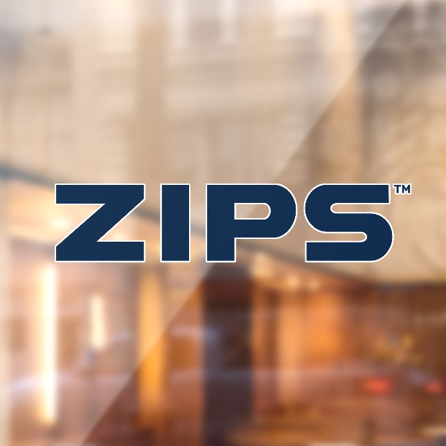 University of Akron | Zips Window Cling (Sheet 2)