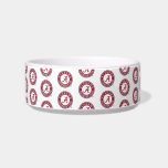 University of Alabama Circular Crimson Tide Logo Bowl<br><div class="desc">Represent the legendary University of Alabama Crimson Tide with this classic circular logo design. Featuring the iconic script 'A' centered within a circle proudly displaying "ALABAMA CRIMSON TIDE", this emblem is synonymous with national championships, storied traditions, and unparalleled collegiate spirit. It's the perfect way for students, alumni, and fans to...</div>