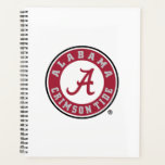 University of Alabama Circular Crimson Tide Logo Planner<br><div class="desc">Represent the legendary University of Alabama Crimson Tide with this classic circular logo design. Featuring the iconic script 'A' centered within a circle proudly displaying "ALABAMA CRIMSON TIDE", this emblem is synonymous with national championships, storied traditions, and unparalleled collegiate spirit. It's the perfect way for students, alumni, and fans to...</div>
