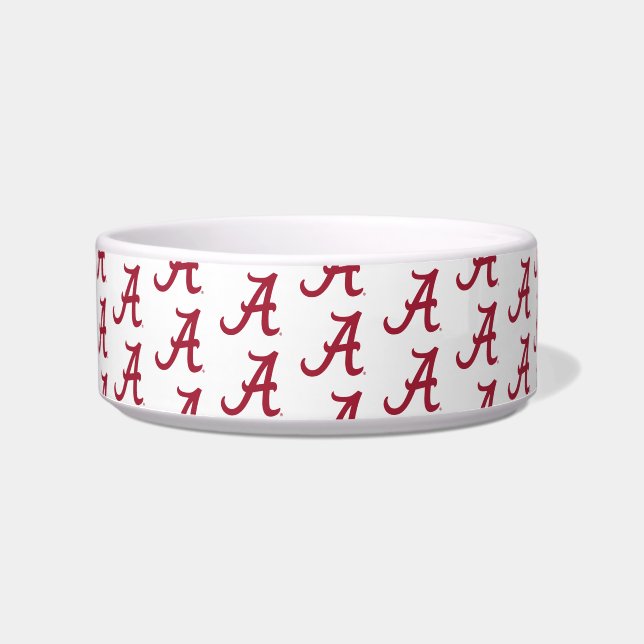 University of Alabama Crimson Tide Script A Logo Bowl (Front)
