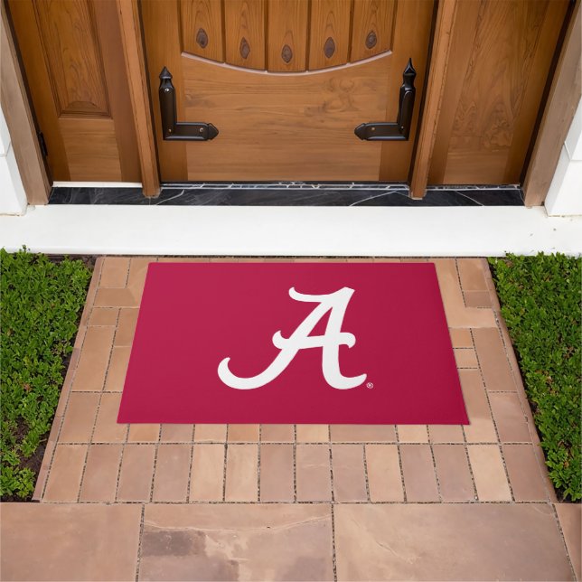 University of Alabama Crimson Tide Script A Logo Doormat (Outdoor)