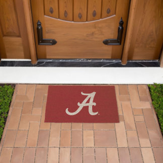 University of Alabama Crimson Tide Script A Logo Fiber Doormat