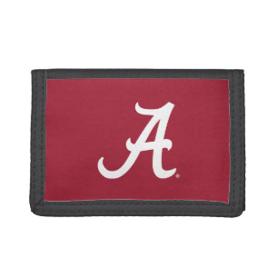 University of Alabama Crimson Tide Script A Logo Tri-fold Wallet