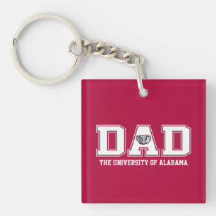 University of Alabama Dad w/ Big Al Keychain