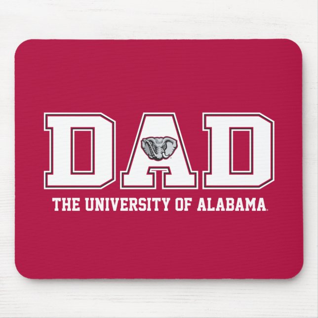 University of Alabama Dad w/ Big Al Mouse Pad (Front)