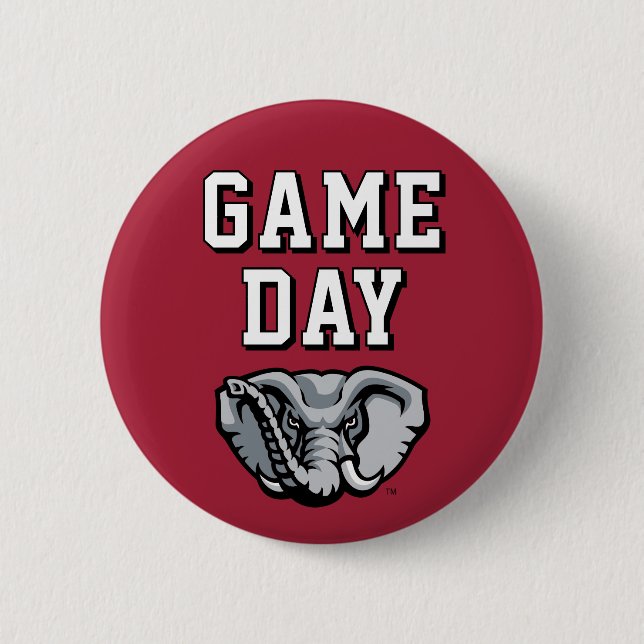 University of Alabama Game Day Button (Front)