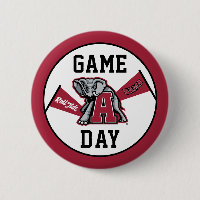 University of Alabama Game Day Button