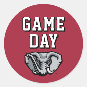 University of Alabama Game Day Classic Round Sticker