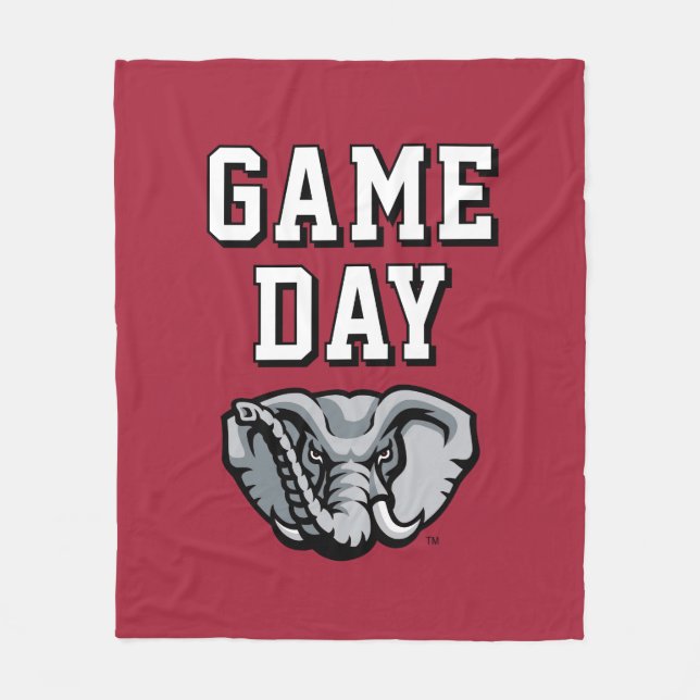 University of Alabama Game Day Fleece Blanket (Front)