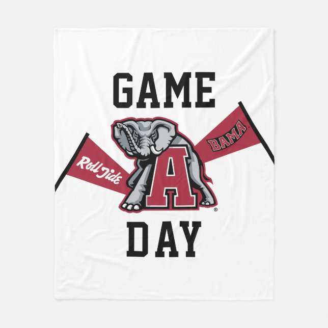 University of Alabama Game Day Fleece Blanket (Front)