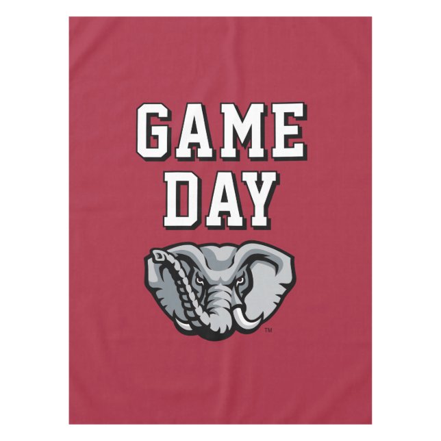 University of Alabama Game Day Tablecloth (Front)