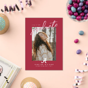 University of Alabama Graduation Acrylic Invitations