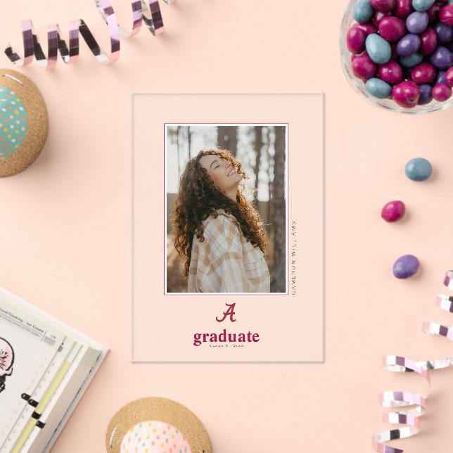 University of Alabama Graduation Acrylic Invitations (Insitu (Celebration))