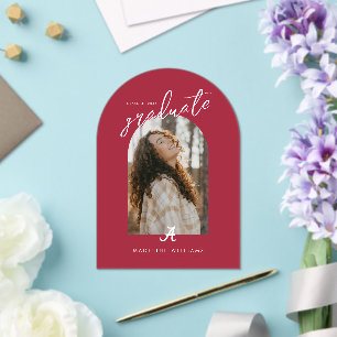 University of Alabama Graduation Acrylic Invitations