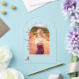 University of Alabama Graduation Acrylic Invitations