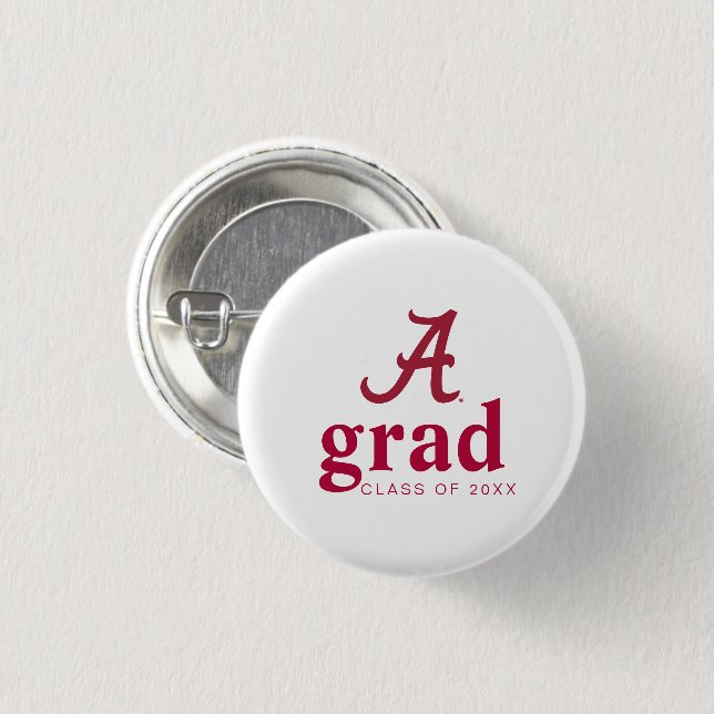 University of Alabama Graduation Button (Front & Back)