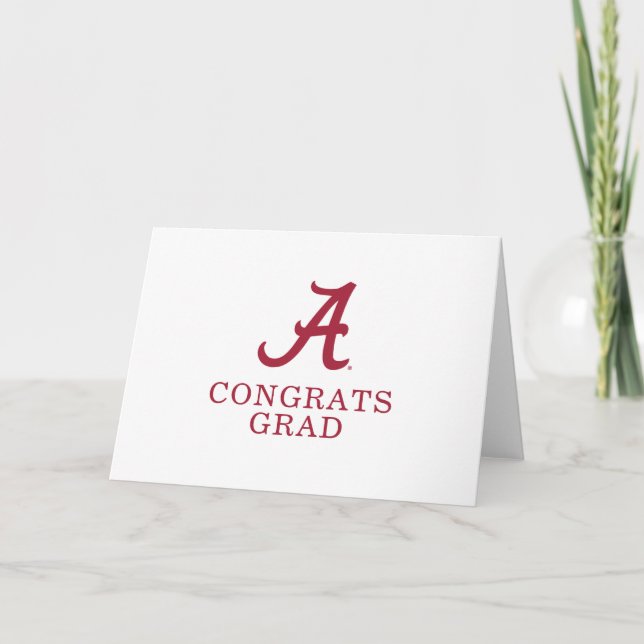 University of Alabama Graduation Card (Front)