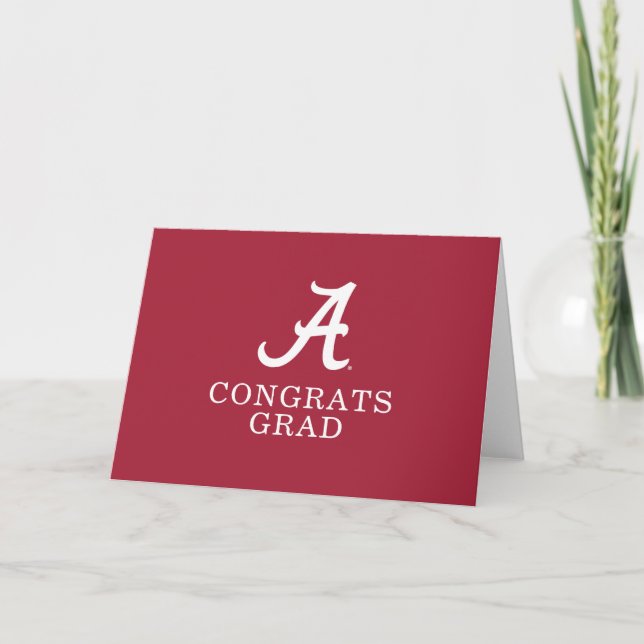 University of Alabama Graduation Card (Front)