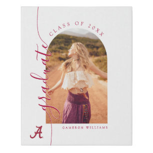 University of Alabama Graduation Faux Canvas Print