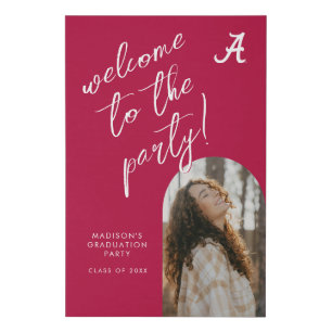 University of Alabama Graduation Faux Canvas Print