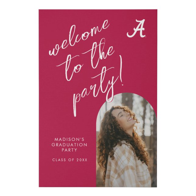 University of Alabama Graduation Faux Canvas Print (Front)