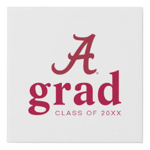University of Alabama Graduation Faux Canvas Print