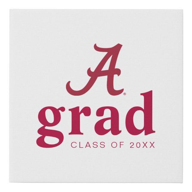 University of Alabama Graduation Faux Canvas Print (Front)