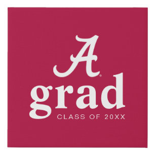 University of Alabama Graduation Faux Canvas Print