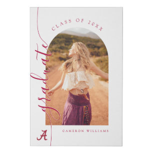University of Alabama Graduation Faux Canvas Print