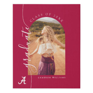 University of Alabama Graduation Faux Canvas Print