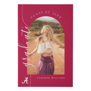 University of Alabama Graduation Faux Canvas Print