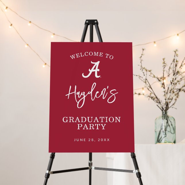 University of Alabama Graduation Foam Board (In Situ (Stand))
