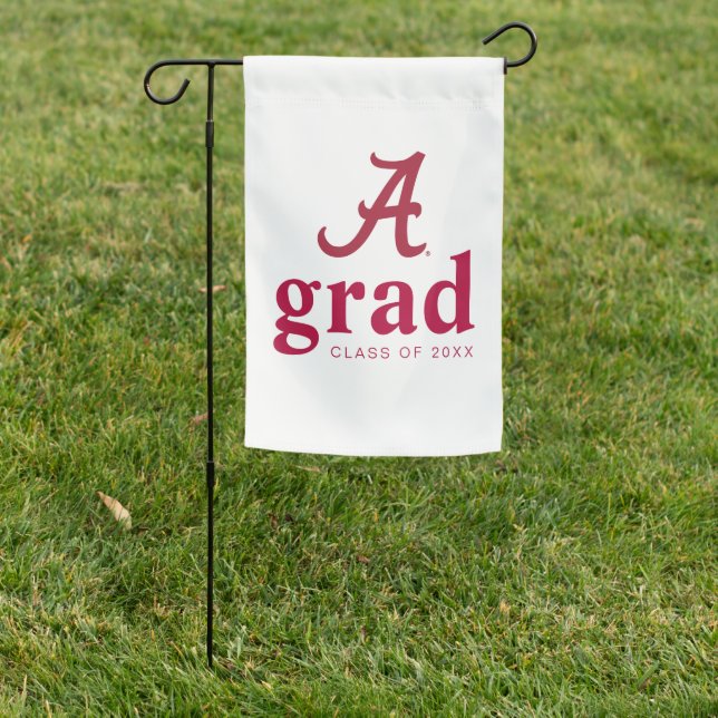 University of Alabama Graduation Garden Flag (In SItu)