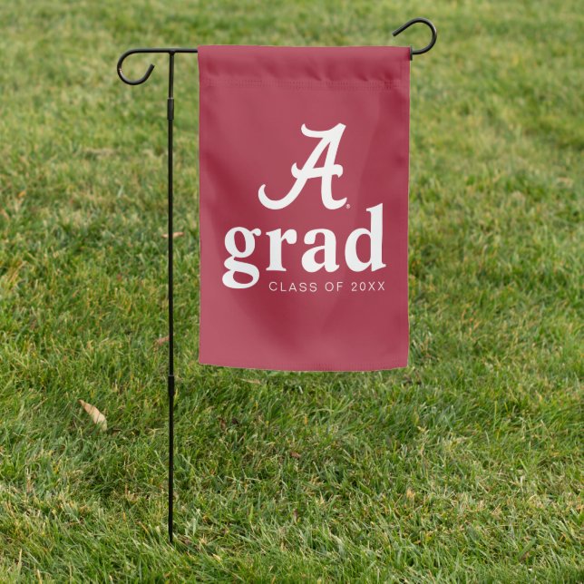 University of Alabama Graduation Garden Flag (In SItu)