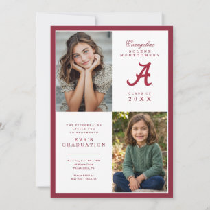 University of Alabama Graduation Invitation