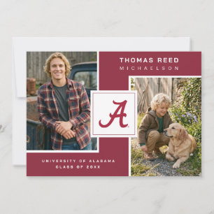University of Alabama Graduation Invitation