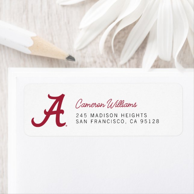 University of Alabama Graduation Label (Insitu)