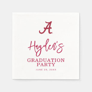 University of Alabama Graduation Napkins