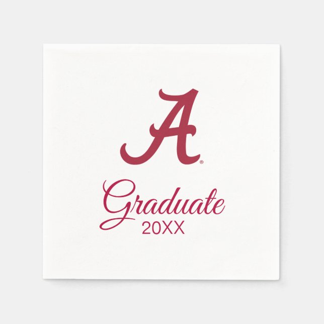 University of Alabama Graduation Napkins (Front)