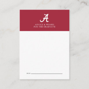 University of Alabama Graduation Note Card