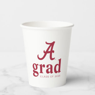 University of Alabama Graduation Paper Cups