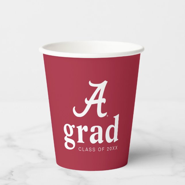 University of Alabama Graduation Paper Cups (Front)